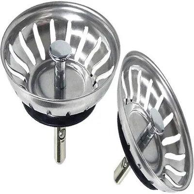 Obrázek produktu pro Univerzální zátka do kuchyňského dřezu – 80 mm – ocel