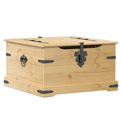 Zdjęcie produktu dla Skrzynia Corona, 78x78x45 cm, lite drewno sosnowe