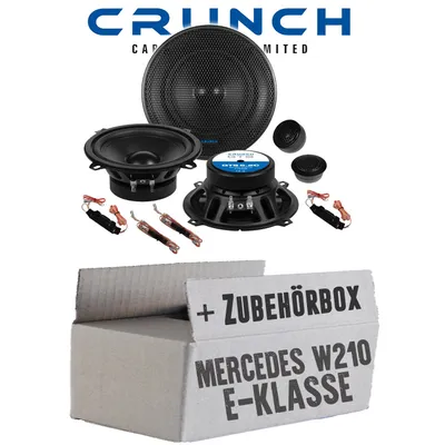 Produktbild von Lautsprecher Boxen Crunch GTS5.2C - 13cm 2-Wege System GTS 5.2C Auto Einbauzubehör - Einbauset passend für Mercedes E-Klasse JUST SOUND best choice for caraudio