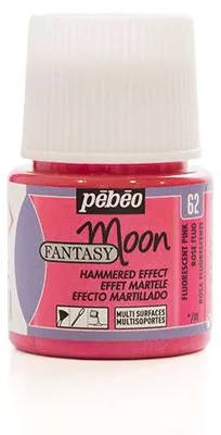 Obrázek produktu pro Efektová barva PEBEO Fantasy Moon 45 ml - Fluorescentní růžová
