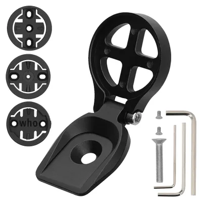 Produktbild von kwmobile Halterung kompatibel mit Garmin Edge / Bryton Rider / Wahoo Mount - Fahrrad Halterung - Fahrradhalterung Vorbau für Fahrradcomputer - Schwarz