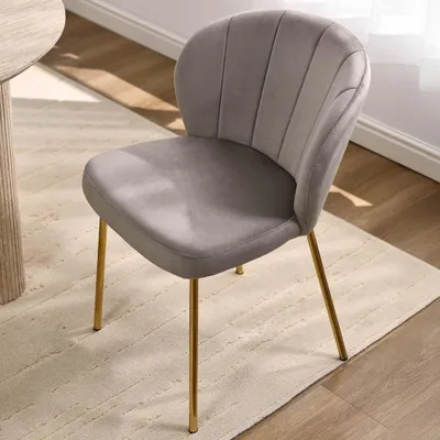 Obrázek produktu pro Sametová jídelní židle Milton & Oldbrook Cadiz Taupe