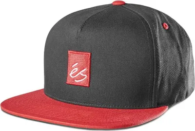 Produktbild von éS Snapback-Kappe, schwarz/rot, Einheitsgröße