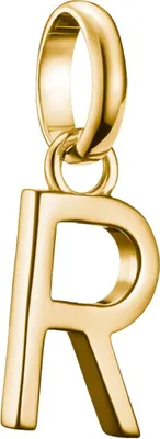 Zdjęcie produktu dla Zawieszka charms Thomas Sabo litera R Connect pozłacana