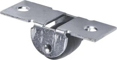 Produktbild von Möbelrolle Rm-011, 16 mm, bodenschonend, galvanisch beschichtet, Tragfähigkeit bis 35 kg