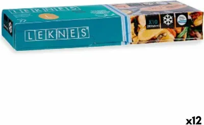 Immagine prodotto di Sacchetti riutilizzabili per alimenti ziplock 30 x 40 cm Polietilene blu 7 L (12 pezzi)