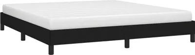 Produktbild von "im Sonderangebot"Bettgestell - CLORIS - Doppelbett - Robust und langlebig - ohne Matratze Schwarz 160x200 cm - Einfache Montage -  Stoff - DEMöbel3116374