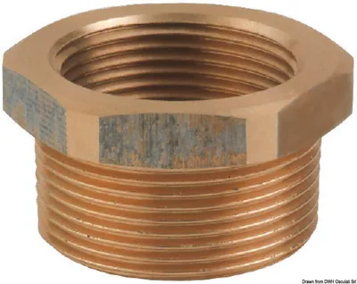 Zdjęcie produktu dla GUIDI brąz M-F złącze 1" x 3/4" Osculati 17.563.07