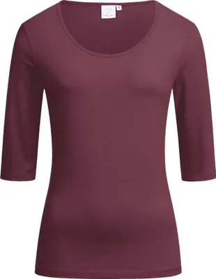 Produktbild von Greiff SHIRTS Damen Shirt 1/2-Arm Rundhals Regular Fit Burgund M