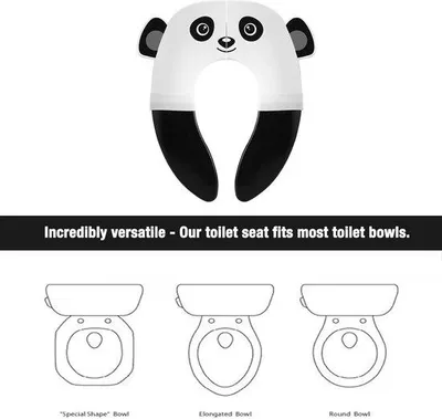 Produktbild von Famanu Kindertoilettopf - Faltbare Toilettensitz für Kinder