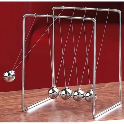 Image de Pendule de Newton balancier zen en métal