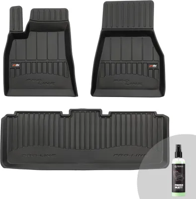 Produktbild von FROGUM ProLine 3D Gummimatten Exklusiven Auto Fußmatten Autofussmatten für Tesla Mabel S ab 2012
