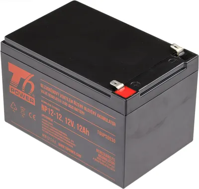 Image de Accumulateur T6 Power NP12-12, 12V, 12Ah