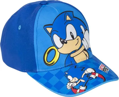 Productafbeelding van Sonic Zomerhoedje – Kinderhoed met print en UV-bescherming, blauw