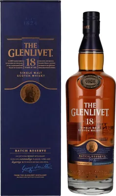 Produktbild von The Glenlivet 18 Years Old BATCH RESERVE Single Malt Whisky 40% Vol. 0,7l in Geschenkbox
