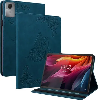 Produktbild von Lenovo Idea Tab 11 Hülle - Coverup Schmetterlinge Klapphülle - Blau