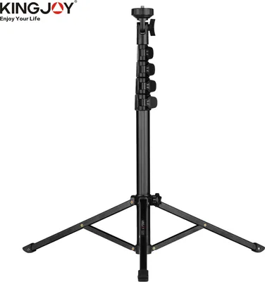 Produktbild von Kingjoy FL019 Multifunkční fotografický video stativ Mobilní živé video vysílání Držák z hliníkové slitiny Materiál 1/4 palce Šroubový držák pro fotoaparát Smartphone Video Lehké max. zatížení 5 kg