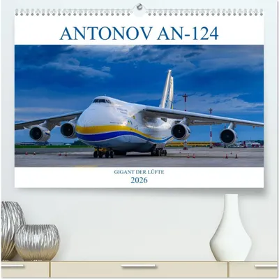 Produktbild von ANTONOV 124 (hochwertiger Premium Wandkalender 2026 DIN A2 quer), Kunstdruck in Hochglanz