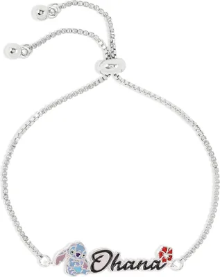 Zdjęcie produktu dla Bransoletka dziecięca Disney z zawieszką Stich i napisem "OHANA" BF00662RL.PA