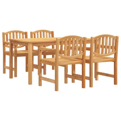 Produktbild von 5-tlg. Garten-Essgruppe Massivholz Teak