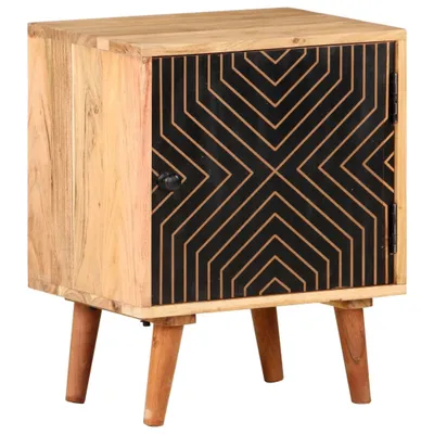 Immagine prodotto di Comodino 40x30x50 cm in legno massiccio di acacia
