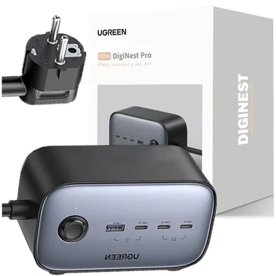 Produktbild von UGREEN DigiNest Pro Power Strip (2 AC outlets + 100W  3C1A)