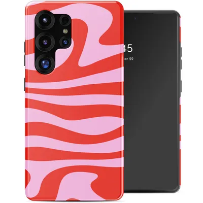 Image de Coque arrière Selencia Vivid avec MagSafe pour Samsung Galaxy S25 Ultra - Dream Swirl Pink