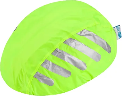 Produktbild von EAZY CASE Fahrradhelm Regenüberzug, Regenschutz für Helme, wasserabweisender Helmüberzug, Reflektor Helmschutz Regenabdeckung für mehr Sicherheit im Straßenverkehr, Gelb