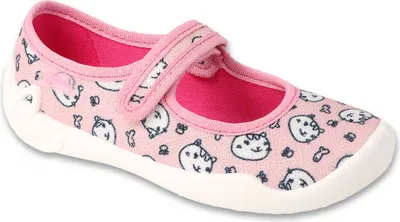 Produktbild von Ballerina Hausschuhe Befado Blanca 114X546 rosa mit Kitten und gepolsterter Innensohle