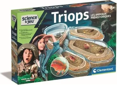 Obrázek produktu pro Clementoni Science & Jeu Triops chovná sada, archeologická vzdělávací hračka, od 8 let, vhodná pro vnitřní použití
