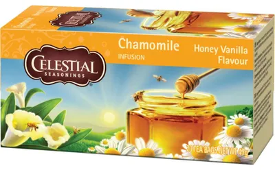 Productafbeelding van Celestial Seasonings Honey vanilla chamomile (20 stuks)