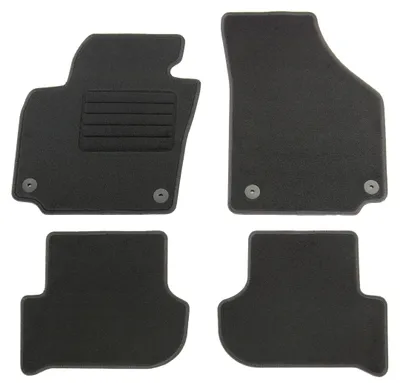 Produktbild von Fußmatten-Set für Skoda Yeti 5L, 07/2009- inkl. Yeti Outdoor, 4-teilig, Schwarz