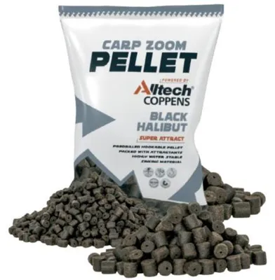 Produktbild von CarpZoom Pellet Black Halibut 15mm 800g NEW