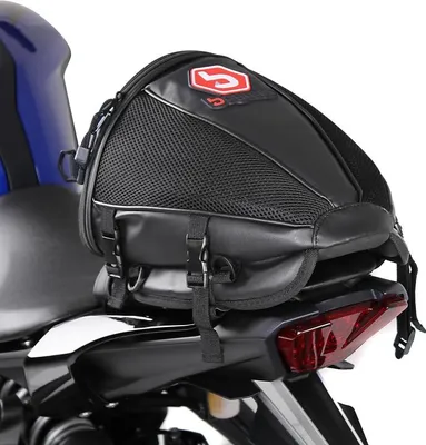 Obrázek produktu pro Zadní brašna na motocykl pro sedadlo spolujezdce # Race černá