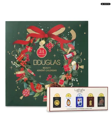 Produktbild von Douglas Collection Beauty Adventskalender 2026 mit Lattafa Miniaturen
