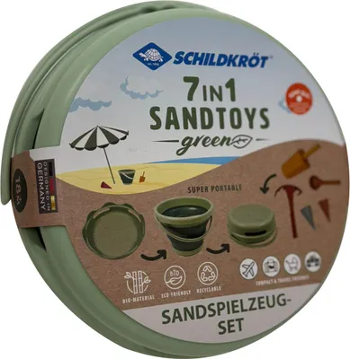 Obrázok produktu pre Schildkröt Funsports 970246, Súprava hračiek do piesku, Rôzne farby, Zelená