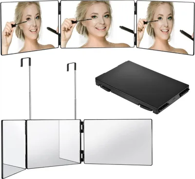 Produktbild von Verk 24232 Hängender dreiteiliger klappbarer Kosmetikspiegel