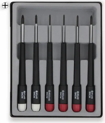 Produktbild von Donau Elektronik Electrical &amp; precision engineering Screwdriver set 6-piece Phillips, Pozidriv