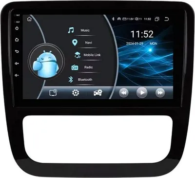 Produktbild von Autoradio mit Bluetooth und CarPlay für VW Volkswagen Scirocco (2008–2013) – Kompatibel mit Apple und Android – Stereoanlage – Navigationssystem – 2 GB RAM, 32 GB Speicherplatz