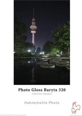 Produktbild von Hahnemühle Photo Gloss Baryta Inkjet-Papier - 320 g/m² - DIN A4 - 25 Blatt