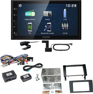 Produktbild von Kenwood DMX129DAB DAB+ Bluetooth USB Einbauset für Mercedes SLK R171