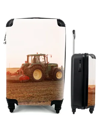 Obrázek produktu pro Kufr Příruční zavazadlo na kolečkách Malý cestovní kufr na 4 kolečkách Traktor - pole - farma - farmář - horizont - Velikost kabiny < 55x40x23 cm a
