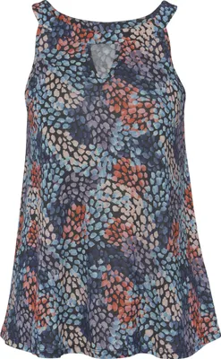 Produktbild von s.Oliver Strandtop blau-koralle bedruckt Größe 36/38