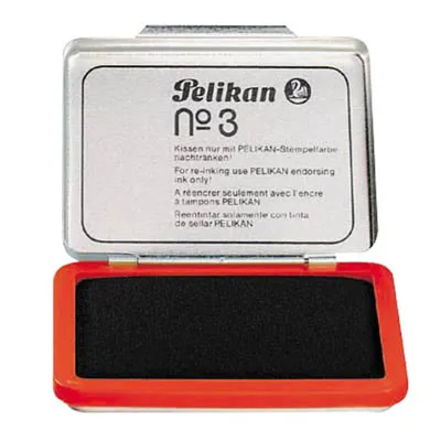 Obrázok produktu pre Atramentový blok Pelikan č. 3 červený 7,0 x 5,0 cm