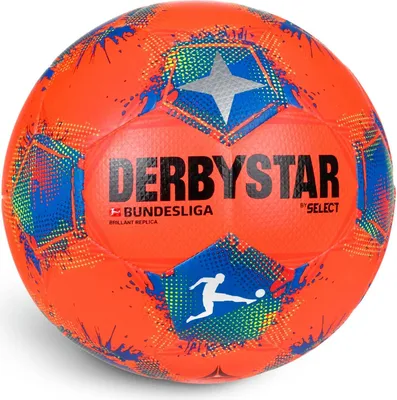 Produktbild von DERBYSTAR Bundesliga Brillant Replica High Visible v25 orange/blau 5