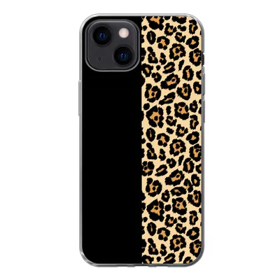 Produktbild von MuchoWow® Handyhülle Schutzhülle Hülle für iPhone 13 mini Panther Druck - Design - Tiere Silikon Softcase Handy Hülle - Softcase