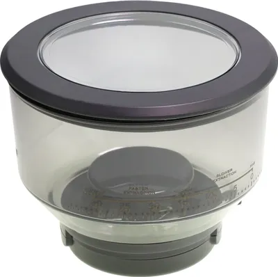 Piebert 52527 Bohnenbehälter + Deckel kompatibel mit BEEM Grind-Profession Espresso Siebträgermaschine