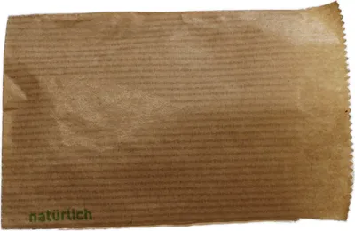 Produktbild von Papiertüten braun, 6 x 9 cm, ungebleichtes Kraftpapier, 60 g/m², 100 Stück