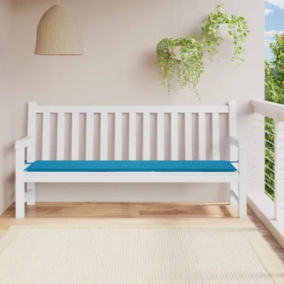 Produktbild von The Living Store Gartenbank-Auflage Blau 200x50x3 cm Oxford-Gewebe
