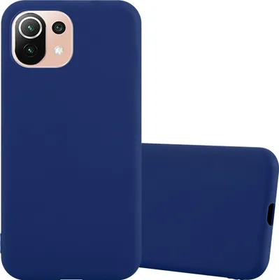 Obrázek produktu pro Cadorabo pouzdro pro Xiaomi Mi 11 LITE (4G / 5G) / 11 LITE NE Protective Case in Blue Kryt na mobilní telefon TPU Silikonový obal kryt
